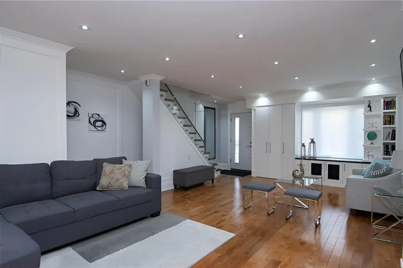 Completed Kingdom living room and entry
