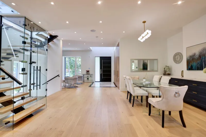 Riverview open kitchen and living area